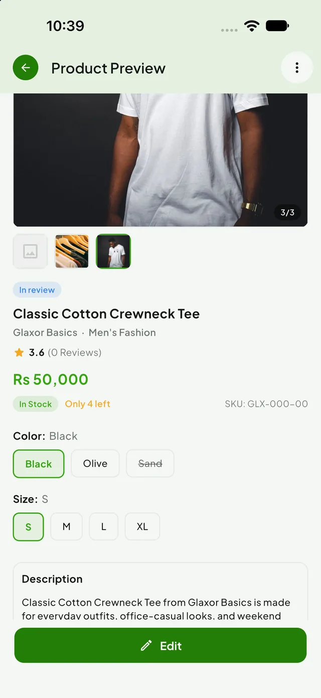 Glaxor Store product preview